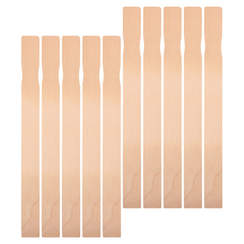 10pcs hardwood paint sticks for mixing epoxy resin craft projects