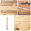 10pcs hardwood paint sticks for mixing epoxy resin craft projects 9