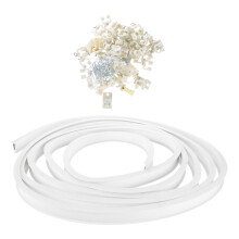 2 Sets Flexible Ceiling Curtain Track Rail Curved