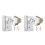 4 Pcs Shower Head Holder Adhesive Wall Mount Bracket 3