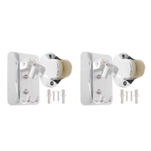 4 Pcs Shower Head Holder Adhesive Wall Mount Bracket 2