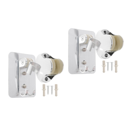 4 Pcs Shower Head Holder Adhesive Wall Mount Bracket 1