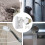 4 Pcs Shower Head Holder Adhesive Wall Mount Bracket 11