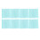 8 Pcs Silicone Sleeves Elastic Support For Exercise Sky Blue M 8