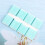 8 Pcs Silicone Sleeves Elastic Support For Exercise Sky Blue M 5