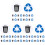 3 Sets Trash Can Recycle Stickers Waste Sorting Decals 4