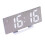 3Pcs LED Large Screen Digital Alarm Clock For Bedroom White 1