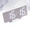 3Pcs LED Large Screen Digital Alarm Clock For Bedroom White 11