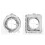 30Pcs 3 Sets Aluminum Foil Stove Burner Covers Kitchen Square 3