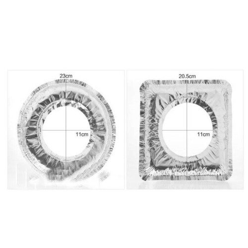 30Pcs 3 Sets Aluminum Foil Stove Burner Covers Kitchen Square 2
