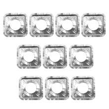 30Pcs 3 Sets Aluminum Foil Stove Burner Covers Kitchen Square