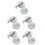 5Pcs Bathroom Stall Door Latch Vacant Occupied Indicator Lock 9