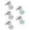 5Pcs Bathroom Stall Door Latch Vacant Occupied Indicator Lock 8