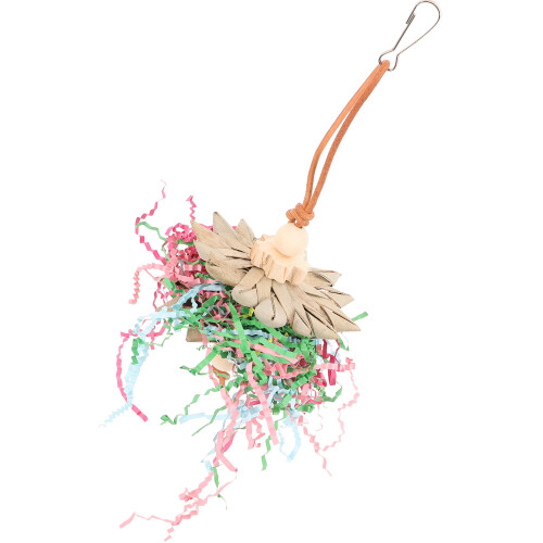 2Pcs Birdcage Hanging Decor Parrot Chewing Toy Biting Supply 1