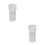 2 Pcs Strainer Screen Anti Static Oil Tank Filter Plastic White 11