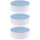 3 Pcs Lenses Case Marble Pattern Portable Holder For Home And 8