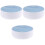 3 Pcs Lenses Case Marble Pattern Portable Holder For Home And 3