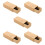 5Pcs Bamboo Hard Shell Glasses Case For Travel And Organization 10
