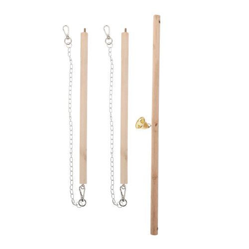 2 Sets Parrot Standing Stick Swing Toy For Bird Cage 1