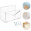 Acrylic Mail Holder Clear Desktop Organizer For Office Letters 4