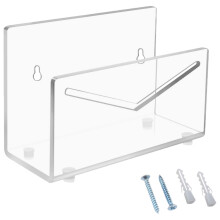 Acrylic Mail Holder Clear Desktop Organizer For Office Letters