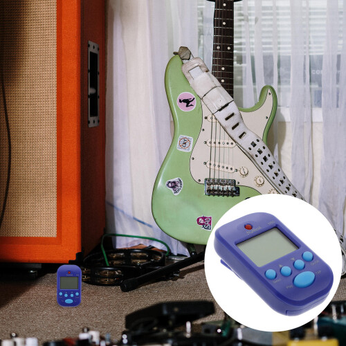 1Pc Guitar Electronic Beat Universal Mini Metronome 2