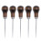 5pcs wooden scratch awls for hand sewing craft tools 2