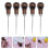 5pcs wooden scratch awls for hand sewing craft tools 3