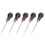 5pcs wooden scratch awls for hand sewing craft tools 4