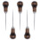 5pcs wooden scratch awls for hand sewing craft tools 1