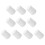 10Pcs Empty Bottle Holder With Screw Caps Portable Tablet Storage 1