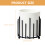 2Pcs Ceramic Chopsticks And Spoon Storage Holder For Kitchen Utensils 10
