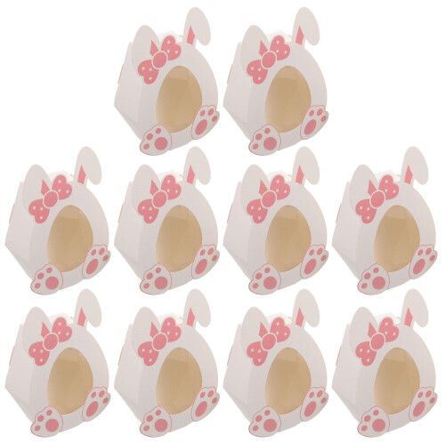 30 Pcs Easter Bunny Candy Boxes Paper Biscuit Storage 2