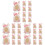 30 Pcs Easter Bunny Candy Boxes Paper Biscuit Storage 4