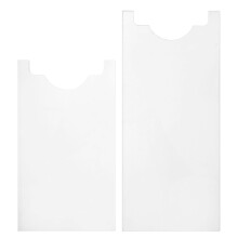 1Set Universal Furniture Wall Protector Clear Acrylic Couch Stopper