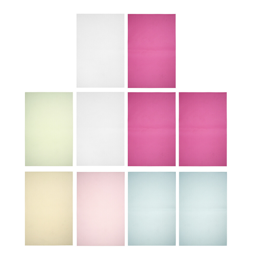 10Pcs Refrigerator Mats Non-Slip Drawer Liners Mixed Colors-image-OPC-PKX7BCJ-NEW