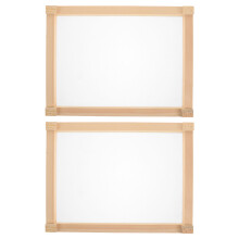 2pcs mesh drying net tray with wood frame for food herbs flowers