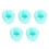 5Pcs Silicone Makeup Sponge Cleaning Box With Foldable Design 4