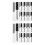 4 Sets 10ml Empty Refillable Mascara Tubes Clear Lip Gloss Containers 4