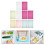 10Pcs Refrigerator Mats Non-Slip Drawer Liners Mixed Colors 2