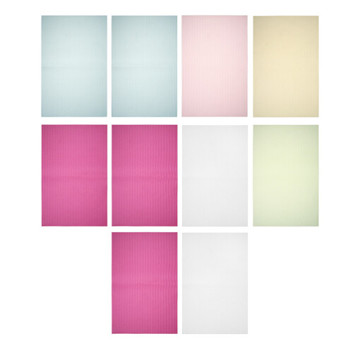 10Pcs Refrigerator Mats Non-Slip Drawer Liners Mixed Colors 2