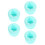 5Pcs Silicone Makeup Sponge Cleaning Box With Foldable Design 9