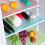 10Pcs Refrigerator Mats Non-Slip Drawer Liners Mixed Colors 9