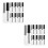 4 Sets 10ml Empty Refillable Mascara Tubes Clear Lip Gloss Containers 3