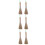 6 Pcs Bamboo Heat-Resistant Pot Brushes For Kitchen Restaurant 8