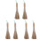 6 Pcs Bamboo Heat-Resistant Pot Brushes For Kitchen Restaurant 2