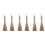6 Pcs Bamboo Heat-Resistant Pot Brushes For Kitchen Restaurant 4