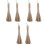 6 Pcs Bamboo Heat-Resistant Pot Brushes For Kitchen Restaurant 3