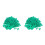 2Pcs Christmas Themed Confetti Small Sequins Sparkle Decor 30g 3