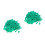 2Pcs Christmas Themed Confetti Small Sequins Sparkle Decor 30g 7